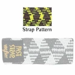 Fast Strap Fast Strap Wide Boy Ski Strap (2 Per Pack) -K2 Shop black neon yellow fast strap wide boy ski strap 30974