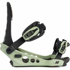 K2 Snowboarding Men's Meridian Snowboard Bindings -K2 Shop f22 k2sb meridian jade side