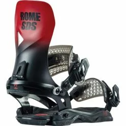 Rome Snowboards Men's Vice Snowboard Binding -K2 Shop fw23 2223 rome bdg vice agent blk red main