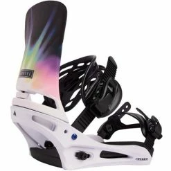 Burton Men's Cartel Re:Flex Snowboard Bindings -K2 Shop fw23 burton menscartelreflexsnowboardbindings whitecloudburst 2