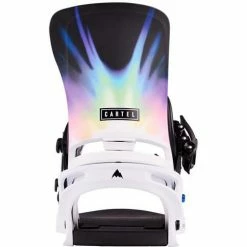 Burton Men's Cartel Re:Flex Snowboard Bindings -K2 Shop fw23 burton menscartelreflexsnowboardbindings whitecloudburst 3